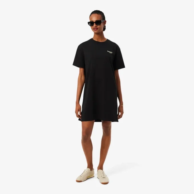 Vestido camiseta oversize de algodón
