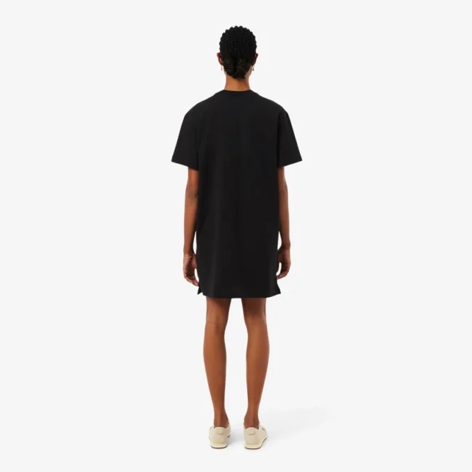 Vestido camiseta oversize de algodón