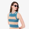 Vestido de algodón a rayas