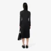 Vestido de cuello alto y corte ajustado para mujer
