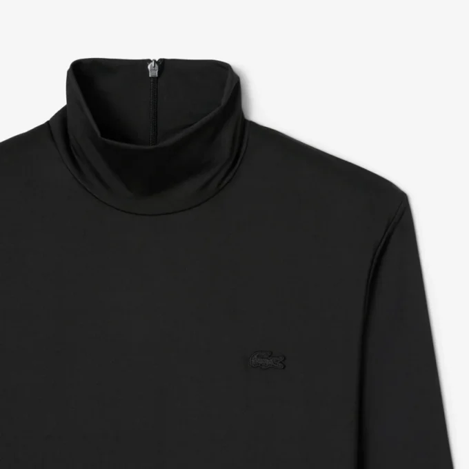 Vestido de cuello alto y corte ajustado para mujer