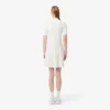 Vestido de mujer con cuello de polo plisado