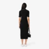 Vestido de mujer con cuello polo y estampado de cocodrilo Diamanta, corte entallado