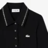 Vestido de mujer con cuello polo y estampado de cocodrilo Diamanta, corte entallado