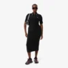 Vestido de mujer con cuello polo y estampado de cocodrilo Diamanta, corte entallado