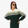 Vestido de piqué de corte ajustado para mujer, fabricado en Francia