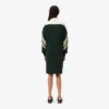Vestido de piqué de corte ajustado para mujer, fabricado en Francia