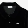 Vestido de polo de terciopelo elástico brillante para niña