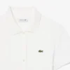 Vestido de polo plisado de piqué elástico