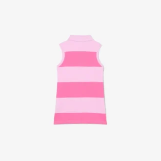 Vestido de polo sin mangas a rayas de Petit Piqué