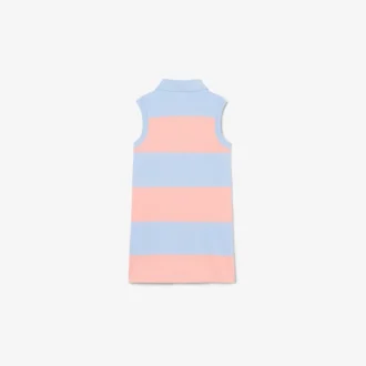 Vestido de polo sin mangas a rayas de Petit Piqué