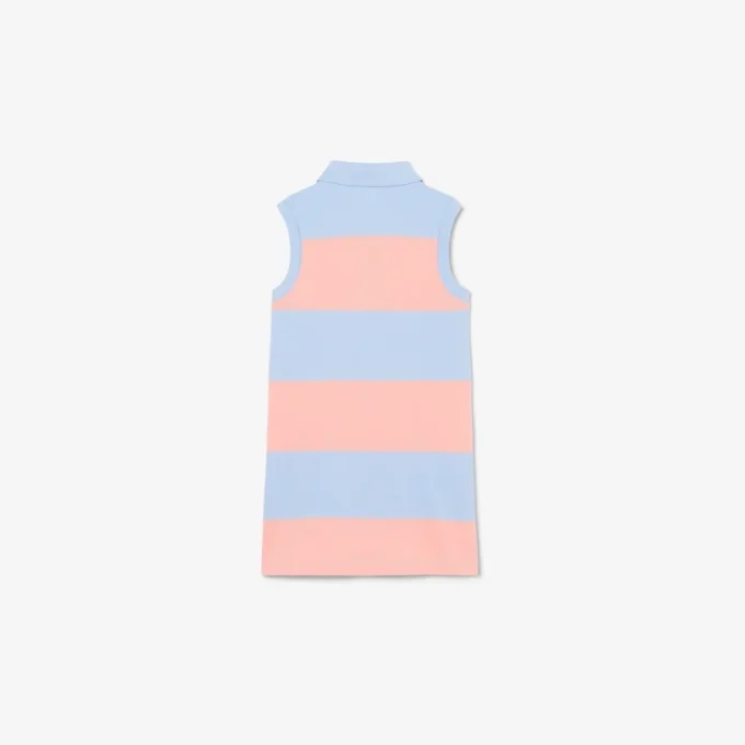 Vestido de polo sin mangas a rayas de Petit Piqué