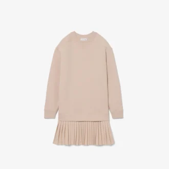 Vestido de sudadera oversize de algodón