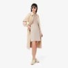 Vestido polo de corte entallado con monograma para mujer