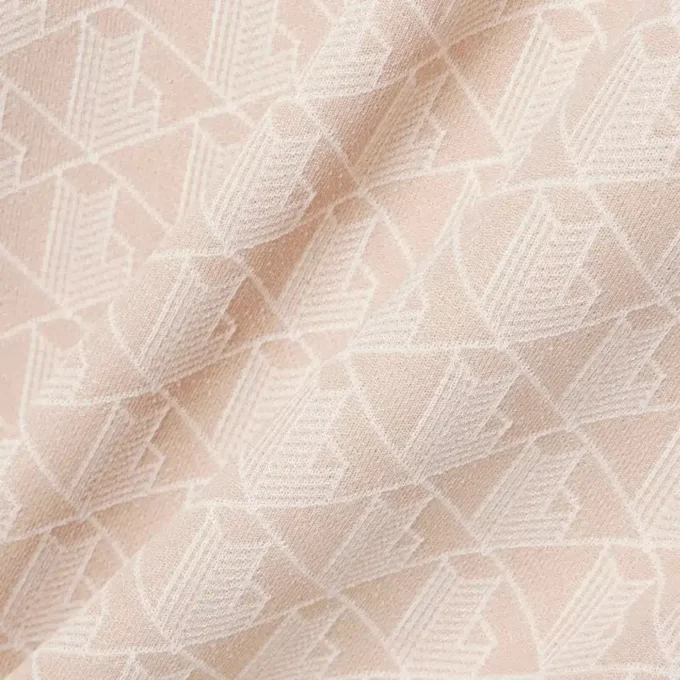 Vestido polo de corte entallado con monograma para mujer