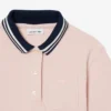 Vestido polo de piqué con falda plisada