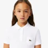 Vestido polo de piqué para niña