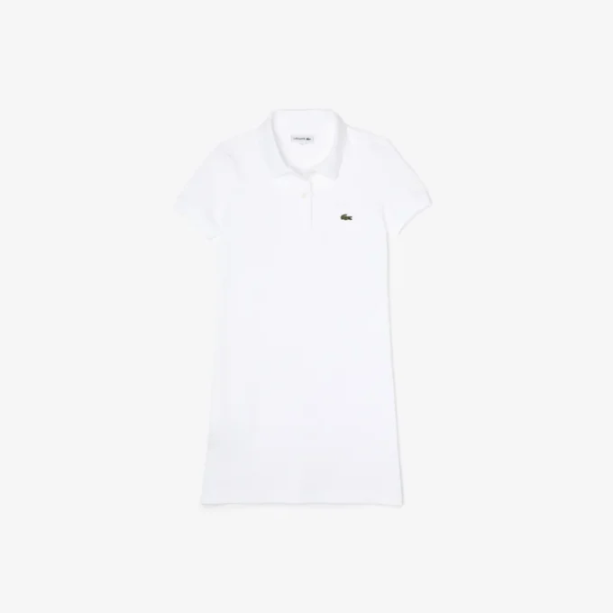 Vestido polo de piqué para niña