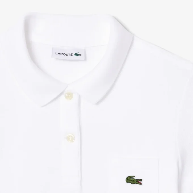 Vestido polo de piqué para niña