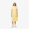 Vestido polo mini acampanado de mujer