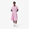 Vestido polo mini acampanado de mujer