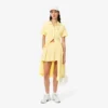 Vestido polo mini acampanado de mujer