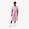 Vestido polo mini acampanado de mujer
