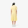 Vestido polo mini acampanado de mujer