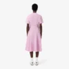 Vestido polo mini acampanado de mujer