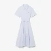 Vestido polo mini acampanado de mujer