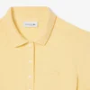 Vestido polo mini de piqué elástico de corte ajustado para mujer