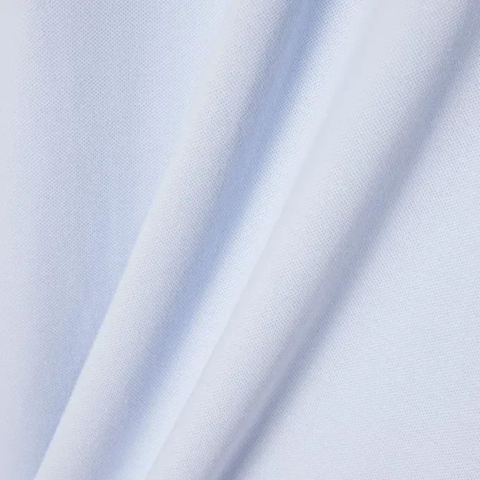 Vestido polo mini de piqué elástico de corte ajustado para mujer