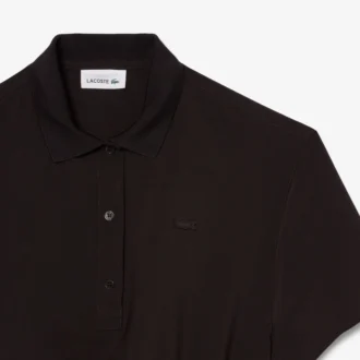 Vestido polo plisado de mezcla de lana