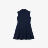 Vestido polo sin mangas de piqué elástico para niña