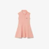 Vestido sin mangas de piqué elástico