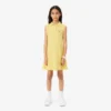 Vestido sin mangas de piqué elástico