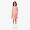 Vestido sin mangas de piqué elástico