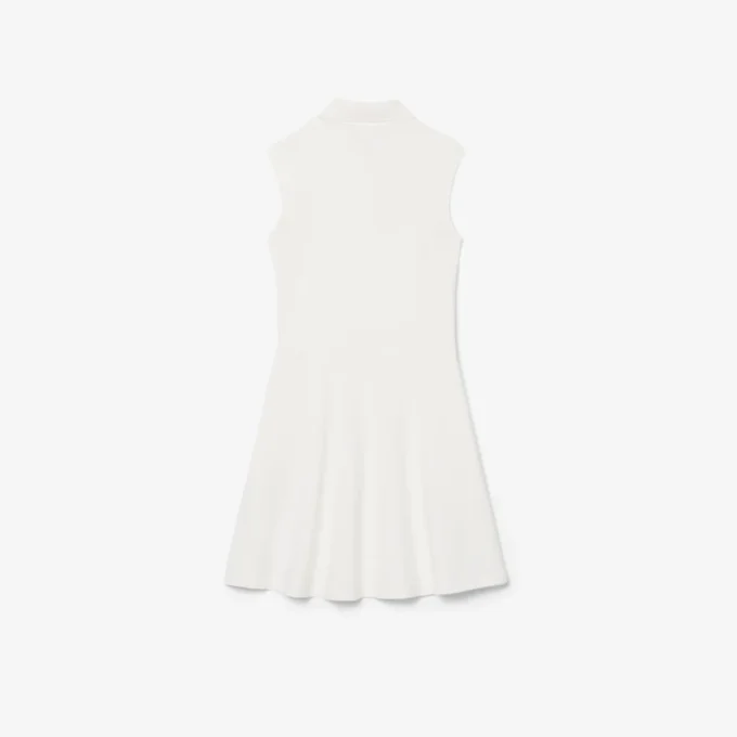 Vestido sin mangas de piqué elástico