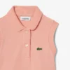 Vestido sin mangas de piqué elástico
