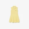 Vestido sin mangas de piqué elástico