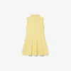 Vestido sin mangas de piqué elástico