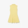 Vestido sin mangas de piqué elástico