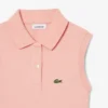 Vestido sin mangas de piqué elástico