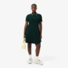 Vestido skater de mujer con cuello polo elástico