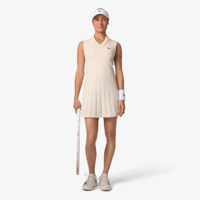 Vestido y pantalones cortos de tenis elásticos para mujer