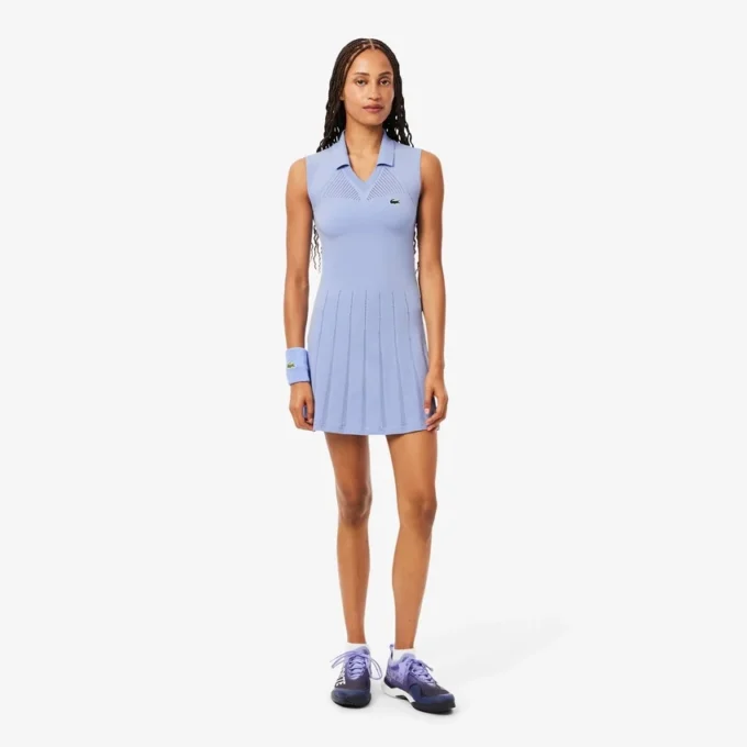 Vestido y pantalones cortos de tenis elásticos para mujer