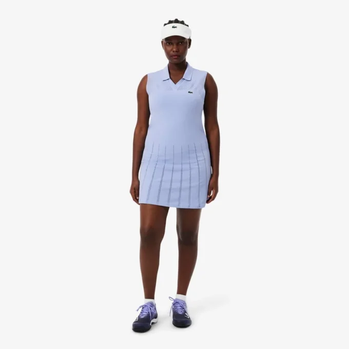 Vestido y pantalones cortos de tenis elásticos para mujer