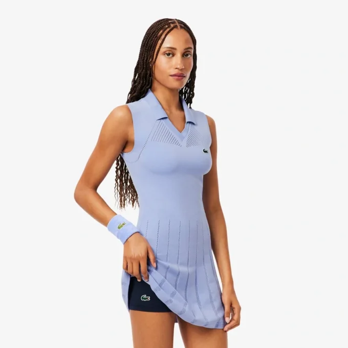 Vestido y pantalones cortos de tenis elásticos para mujer