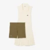 Vestido y pantalones cortos de tenis elásticos para mujer