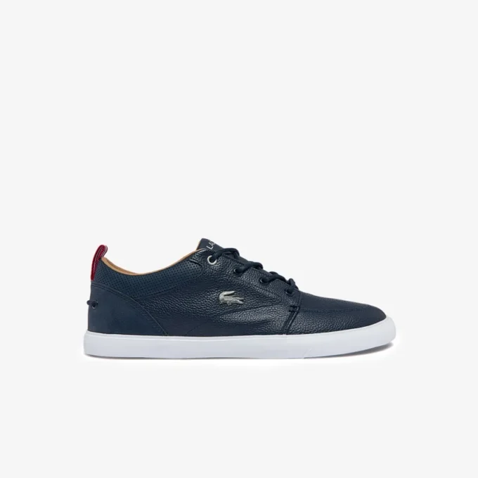 Zapatillas Bayliss de piel con cuello perforado para hombre